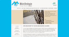 Desktop Screenshot of mainurologie.de